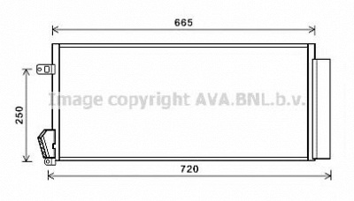 AVA QUALITY COOLING fta5396d -  Конденсатор, кондиционер